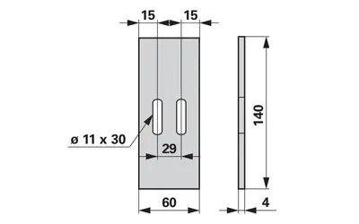 Stěrka 60 x 140 x 4 mm Omezená Nabídka