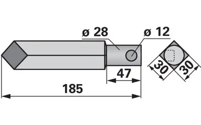 Objednat Nyní Hřeb rotoru Rau E49048