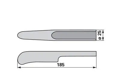 Navařovací břit 185 x 25 mm Lely Víkendová Akce