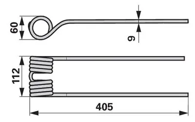 Pružina obraceče pravá VICON-PZ PZ339 Must-Have