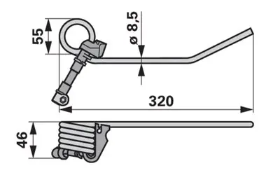 Novinka Pružina shrnovače VICON-PZ PZ00381