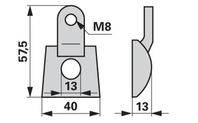 Držák pružiny PÖTTINGER 621.322 Cenová Bomba