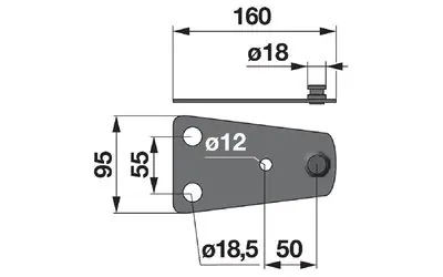Ověřený Držák nože 950951.0
