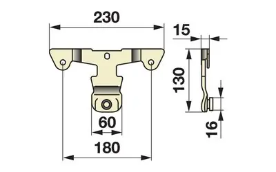Držák nože 33086 Sleva
