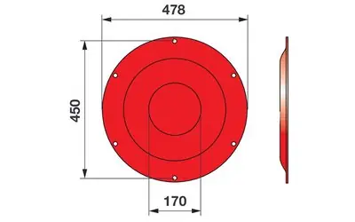 Objednat Nyní Opěrný talíř DEUTZ FAHR 06580805