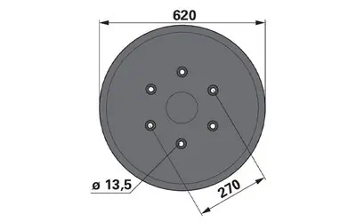 Kluzný talíř DEUTZ FAHR 06580103 Finální Výprodej