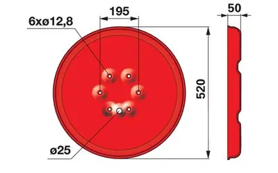 Opěrný talíř PÖTTINGER 640.058 Cenově Výhodný