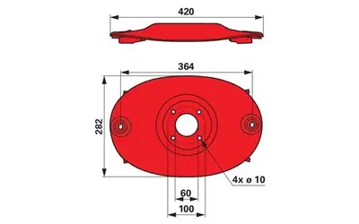 Žací disk PÖTTINGER 397.60.150.2 Poslední Šance
