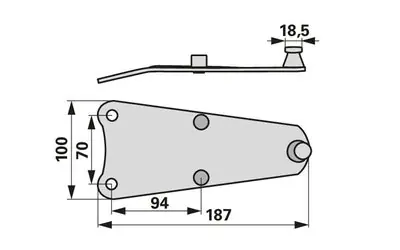 Držák nože 4502150 Sleva