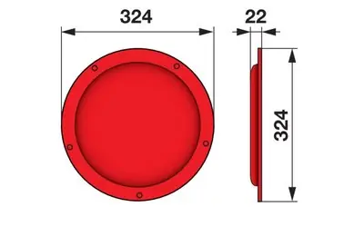 Nová Kolekce Opěrný talíř PÖTTINGER 333.61.011.0