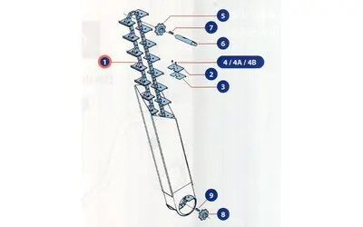 Elevátorový řetěz kompletní NEW HOLLAND 393697 Rychlé Dodání